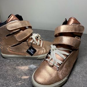 Supra SOCIETY TERRY KENNEDY PRO MODEL ROSE GOLD Sneakers MENS SIZE 9.5